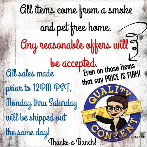 Thank you for stopping by/browsing my Closet! 😉 - Picture 6 of 11